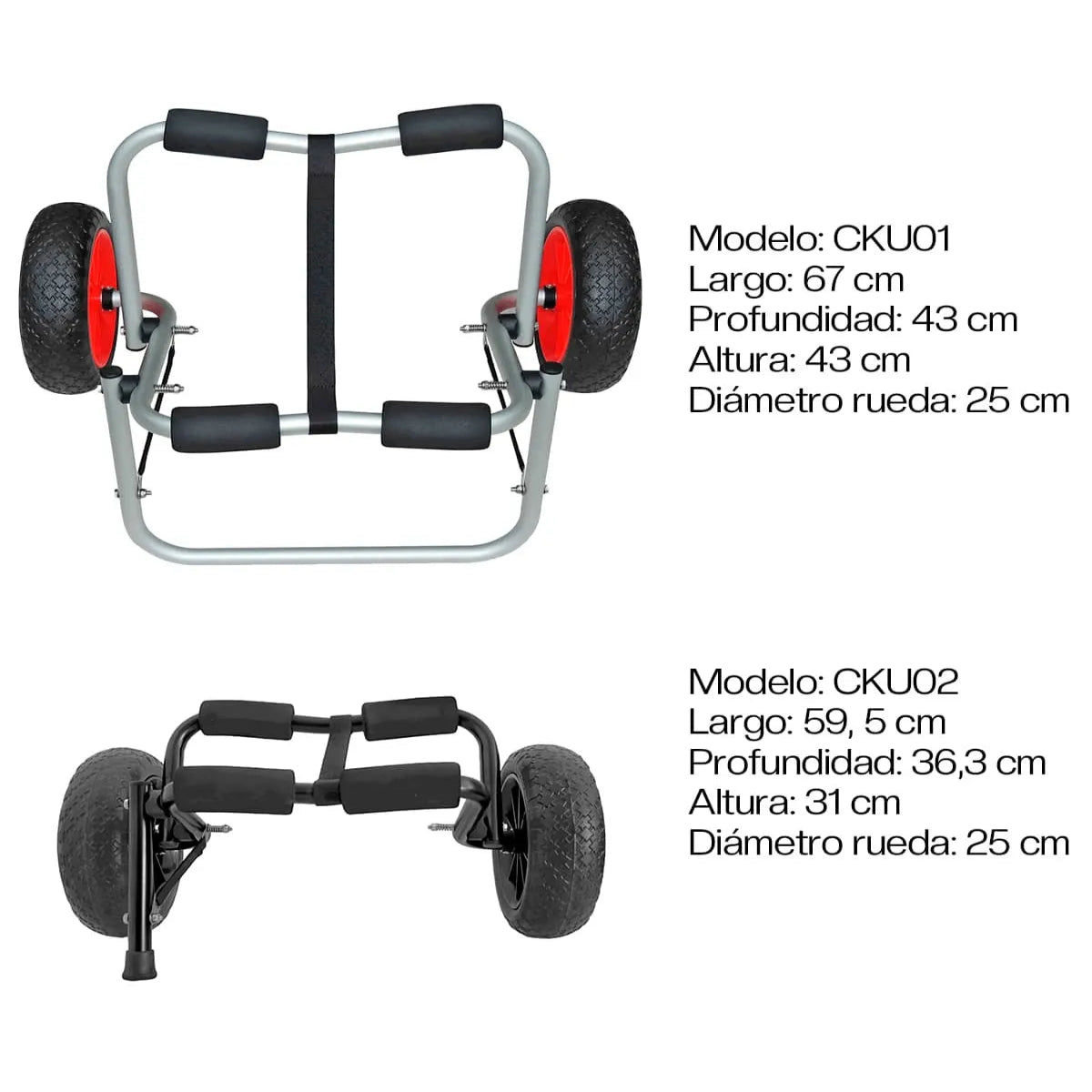 Carro Kayak Universal CKU01
