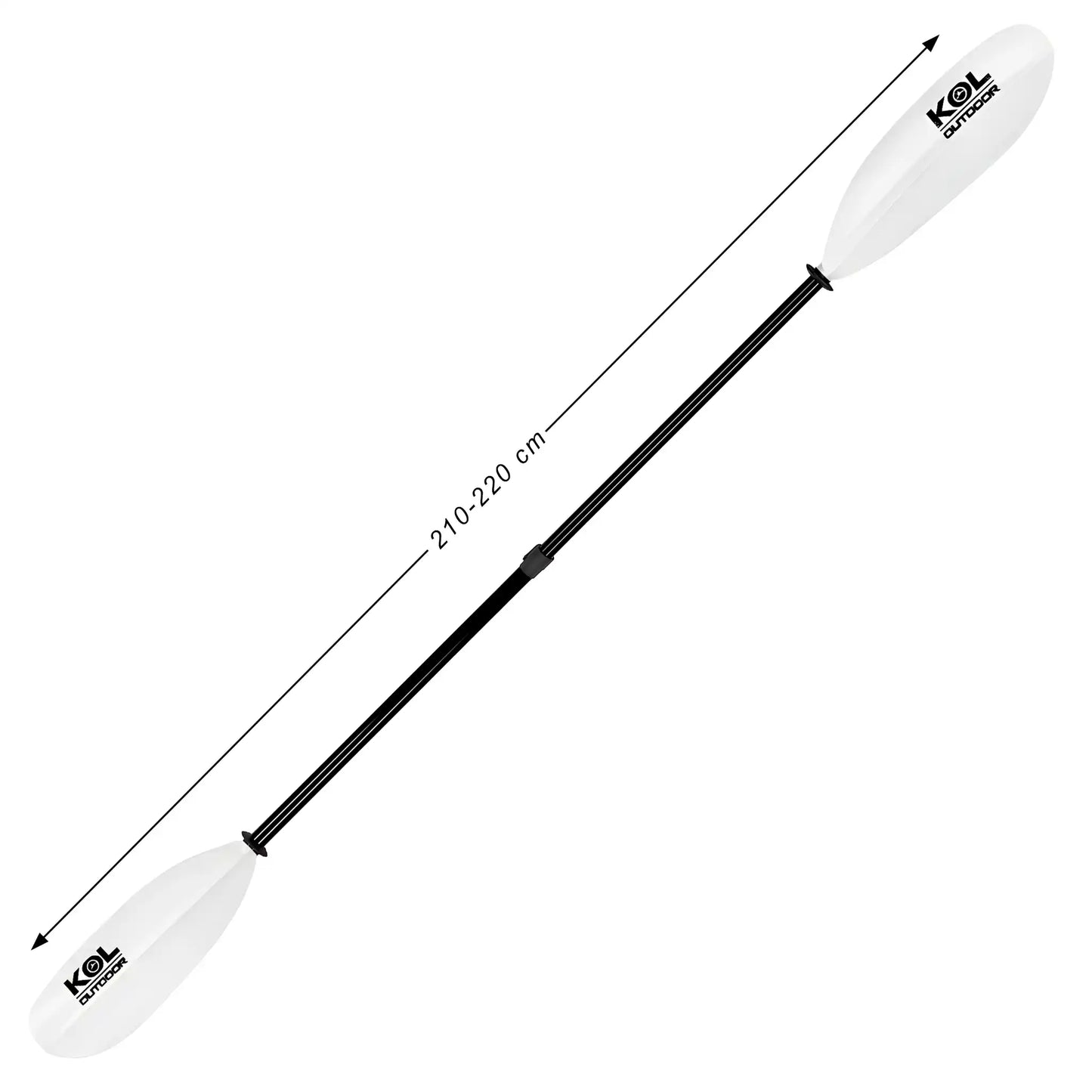 Remo Kayak Fibra de Vidrio Kol Outdoor Telescopico 210-220 cm