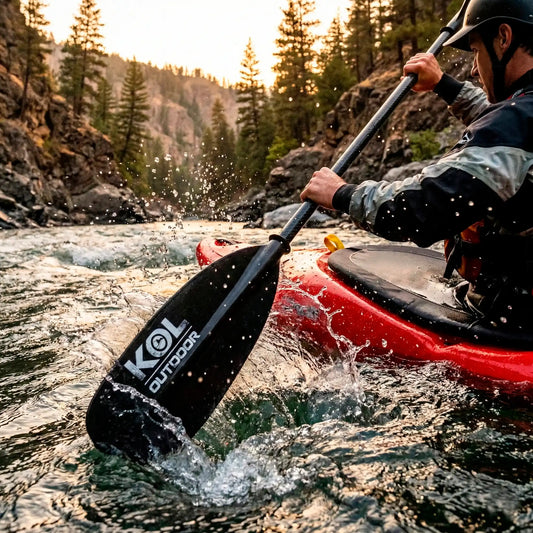 Remo Kayak Fibra de Carbono Kol Outdoor Telescopico 210-220 cm