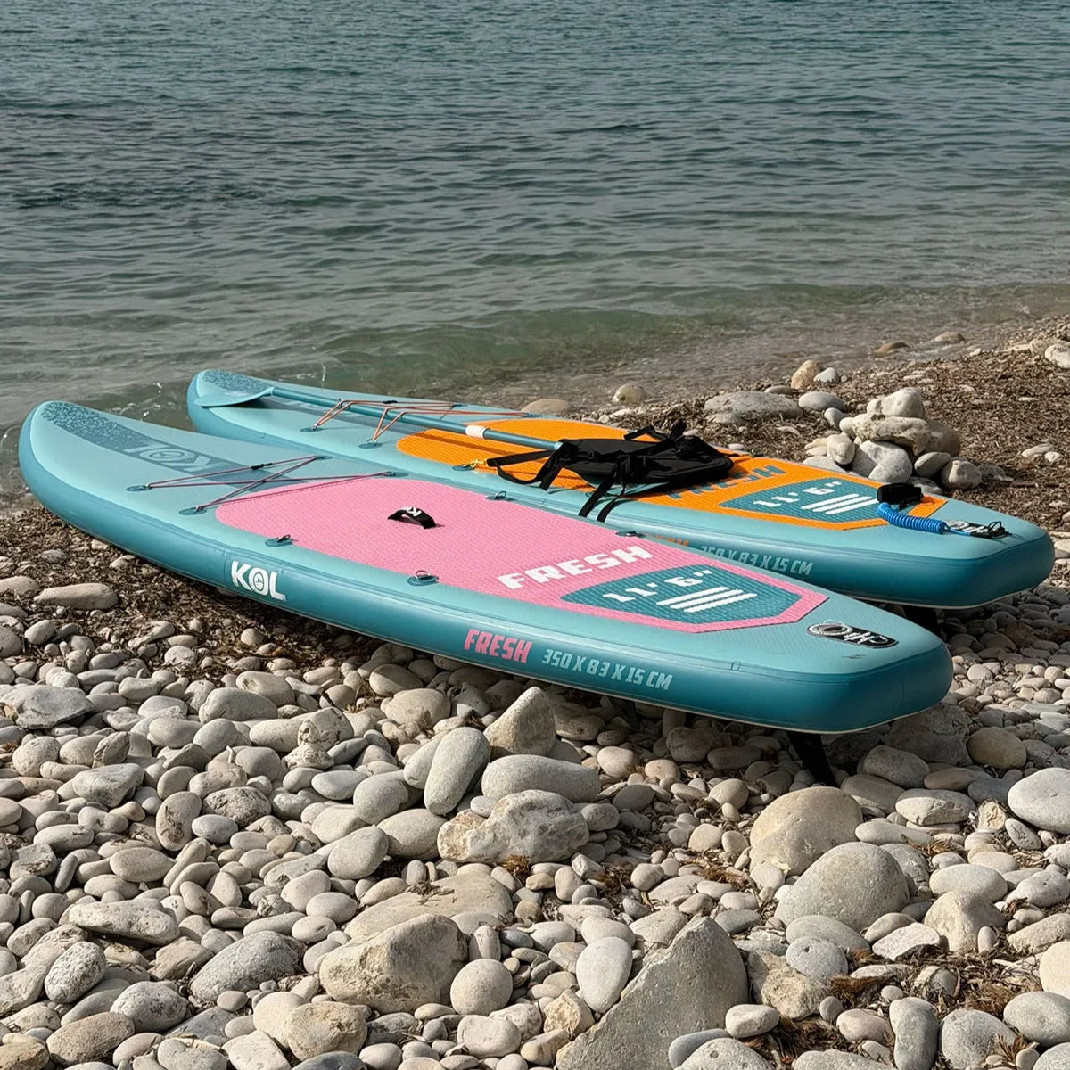 Paddle Surf Hinchable Kol Outdoor FRESH 11' 6" - Full Pack Blue/Pink