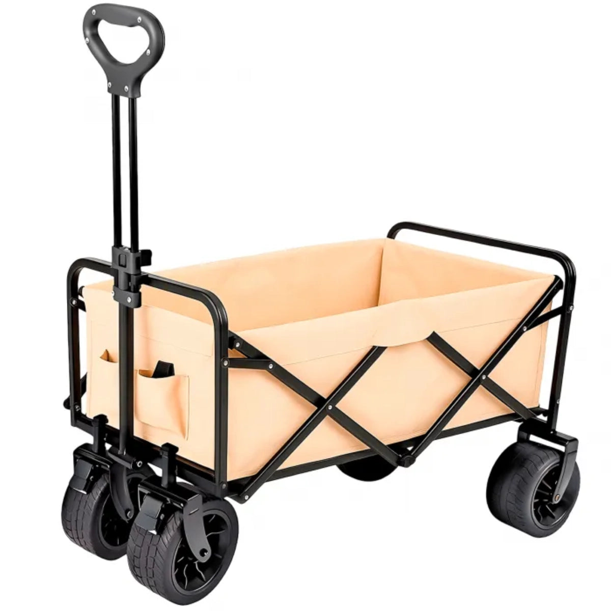 Carro plegable Playa y Camping (4 ruedas - 120 kg)