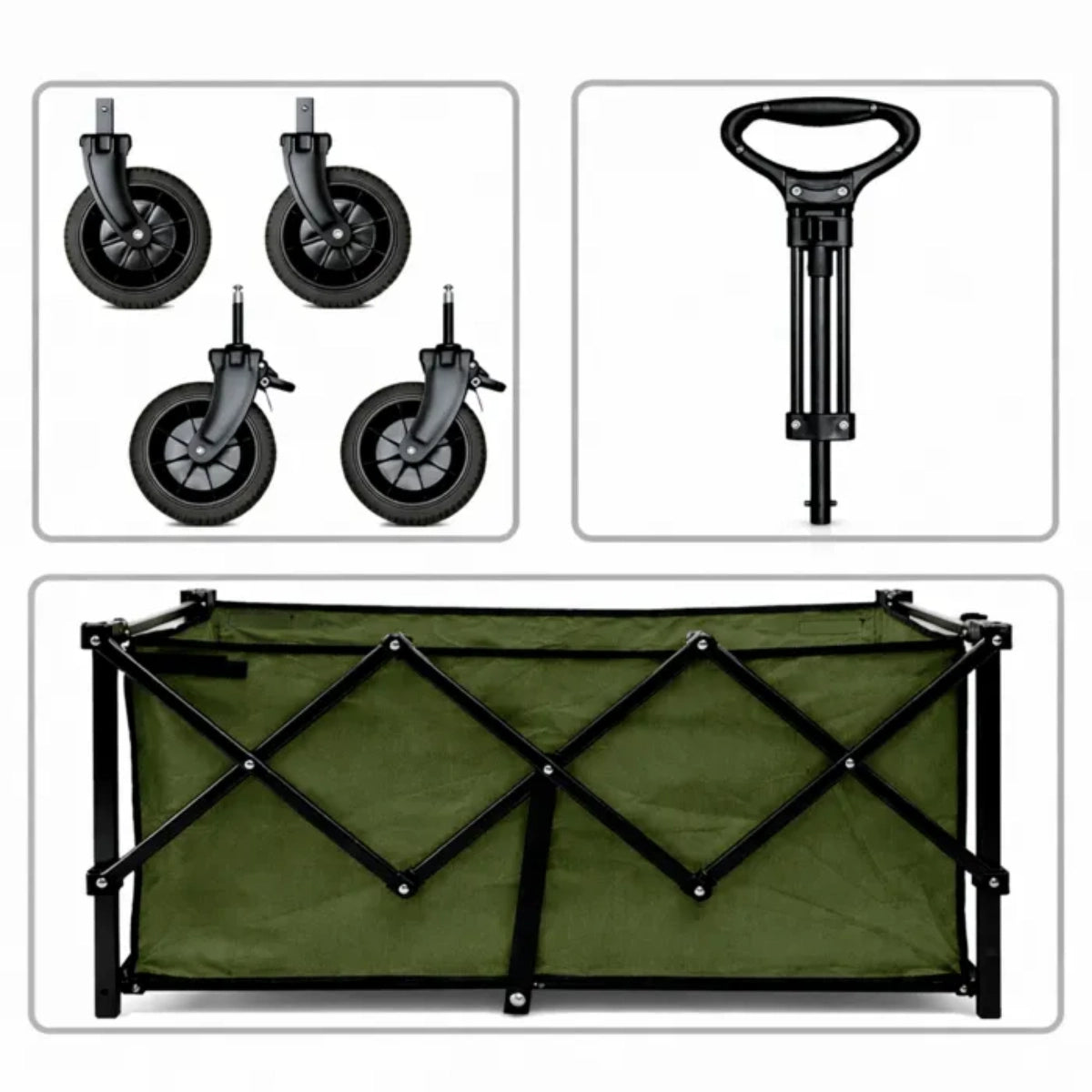 Carro Plegable Camping Kol Outdoor 150L
