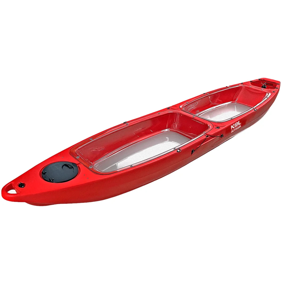 Aquavista Kayak Doble con Fondo Transparente Kol Outdoor