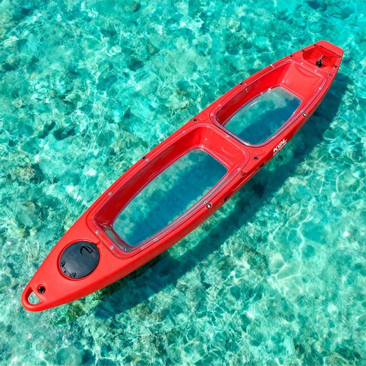 Aquavista Kayak Doble con Fondo Transparente Kol Outdoor