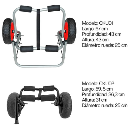 Carro Kayak universal mini CKU02