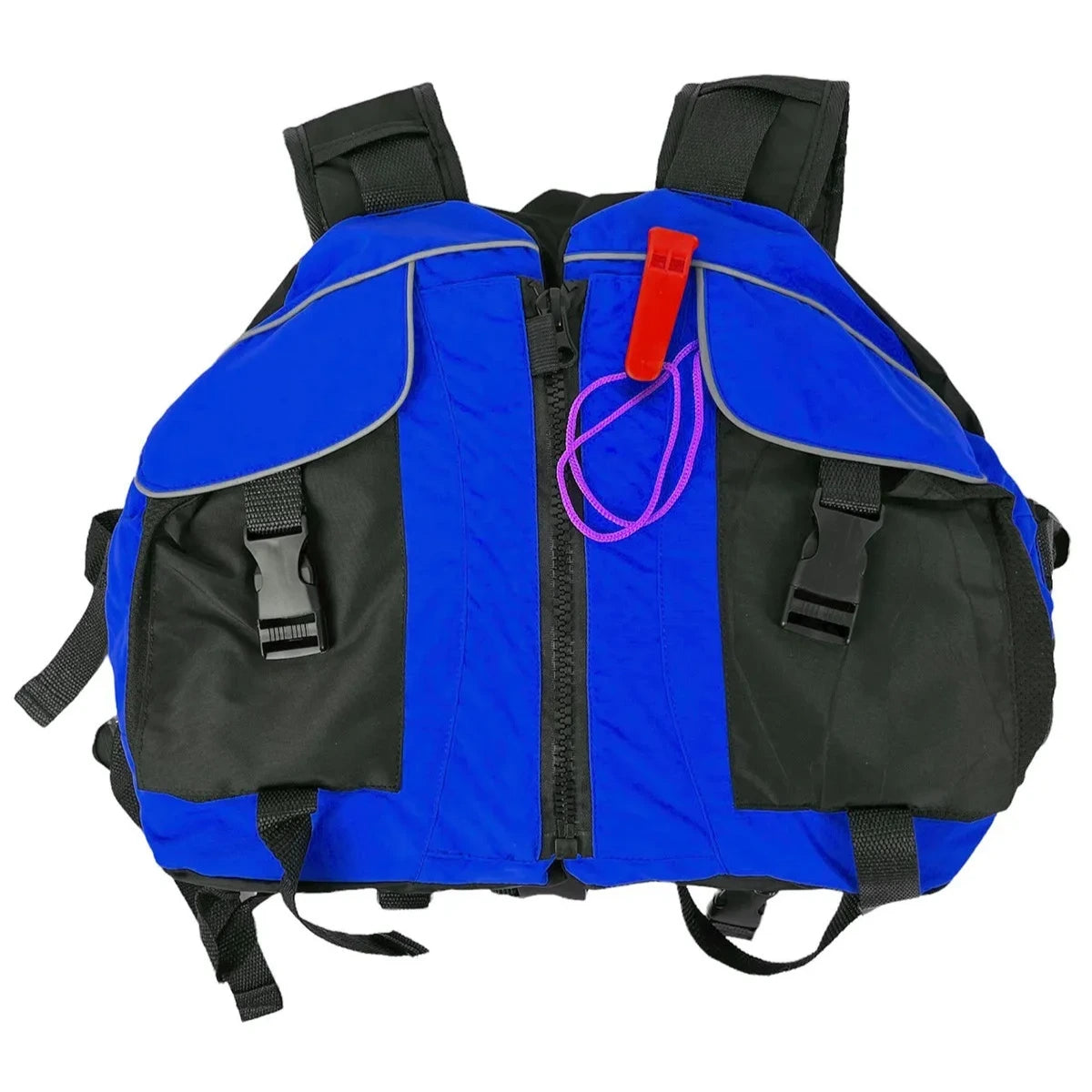 Chaleco salvavidas pecho con silbato y bolsillos KOL OUTDOOR