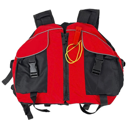 Chaleco salvavidas pecho con silbato y bolsillos KOL OUTDOOR