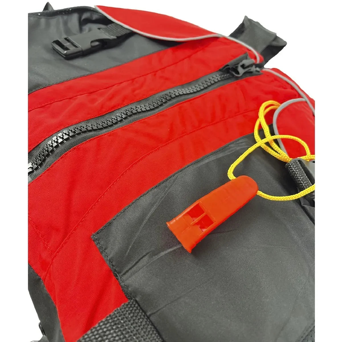 Chaleco salvavidas pecho con silbato y bolsillos KOL OUTDOOR