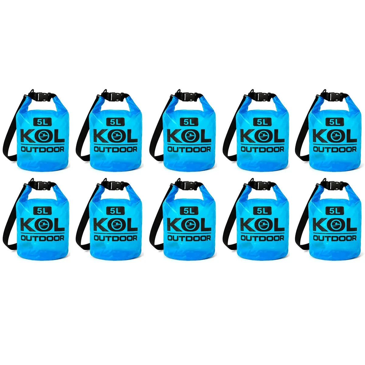 Pack 10 Bolsas Estancas Translucidas de 5 Litros