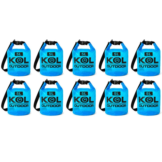 Pack 10 Bolsas Estancas Translucidas de 5 Litros