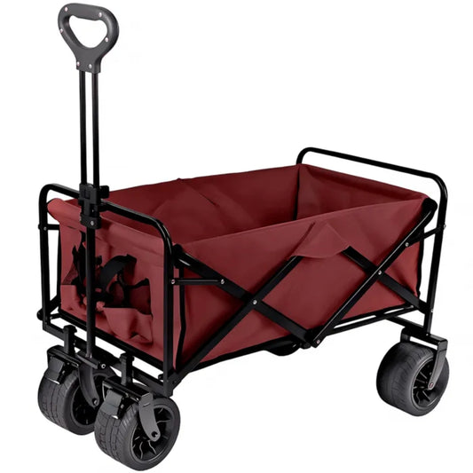 Carro plegable Playa y Camping (4 ruedas - 120 kg)