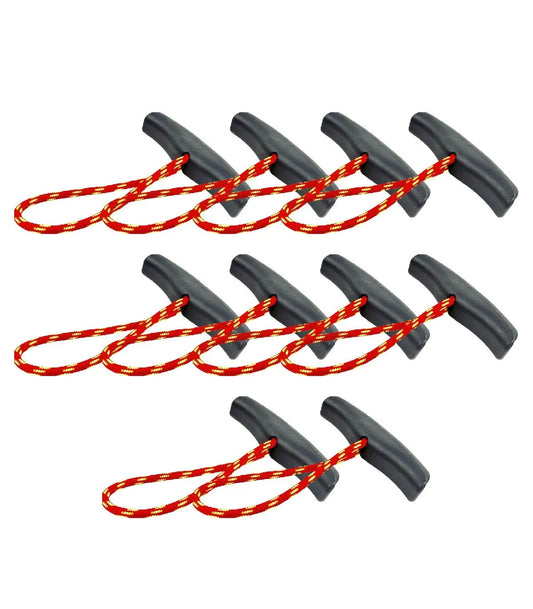 Pack 10 Asas de sujeción para Kayak (sin base). Asa de Proa y Popa con cuerda de Poliamida de 4mm