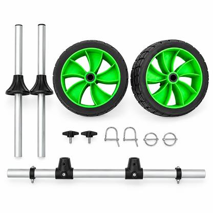 Carro kayak autovaciable ruedas anchas CKA08