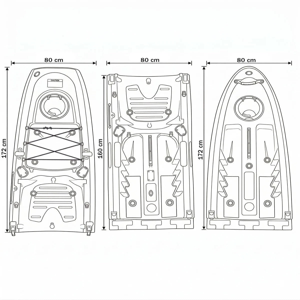 Falco Combo Doble Kayak Modular Kol Outdoor