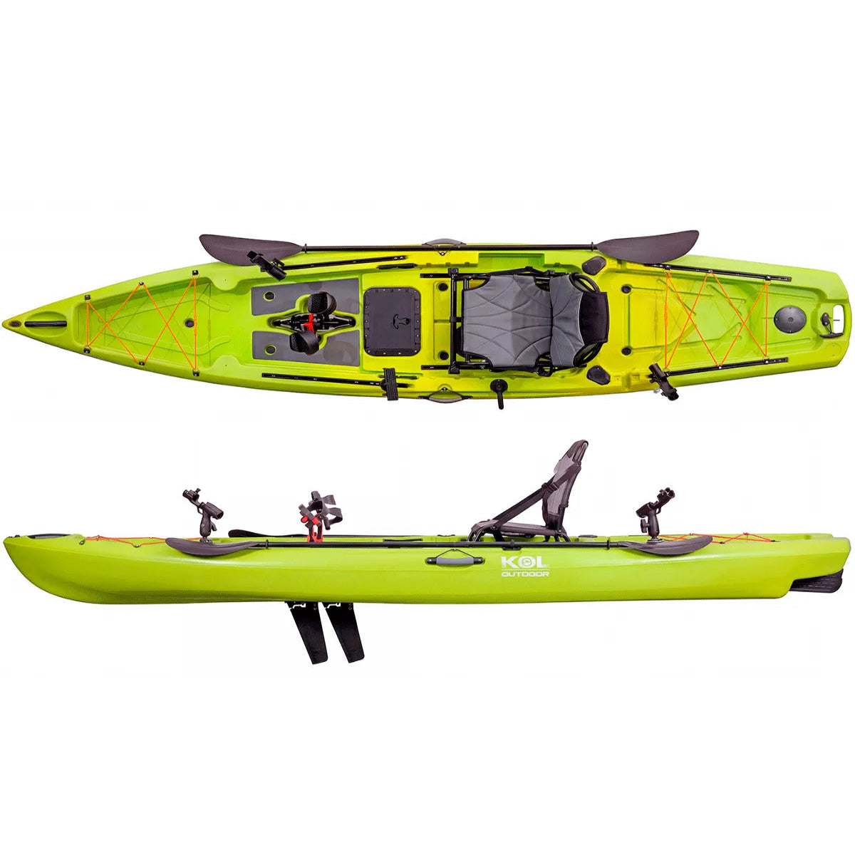 Fisher Pro 12 Kayak a pedales Kol Outdoor