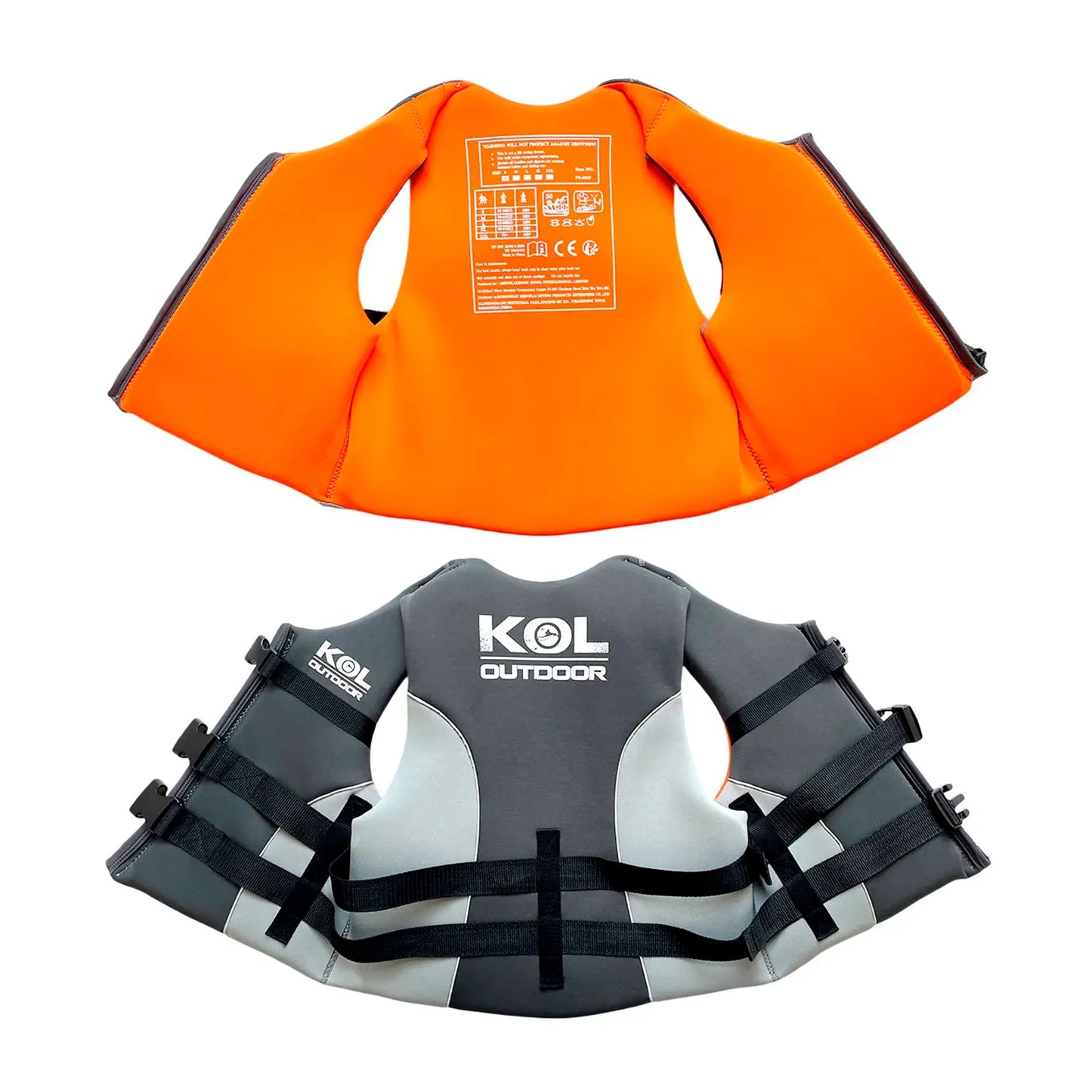 Chaleco salvavidas de neopreno 50N Kol Outdoor para actividades acuáticas