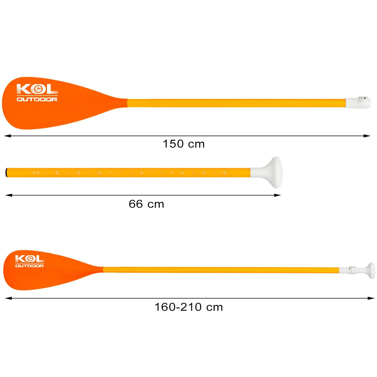 Pack 12 Palas Paddle Surf Kol Outdoor 2 piezas