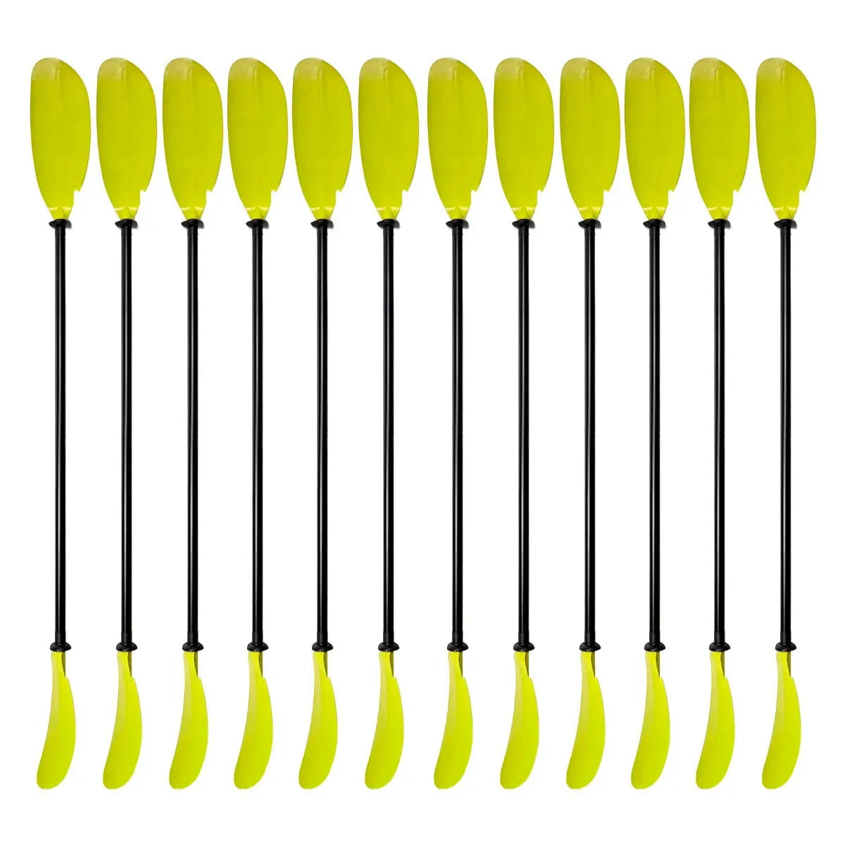 Pack 12 Remos Kayak 1 pieza Aluminio Naranja