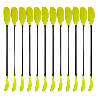 Pack 12 Remos Kayak 1 pieza Aluminio Naranja