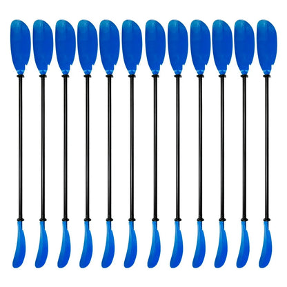 Pack 12 Remos Kayak 1 pieza Aluminio Naranja