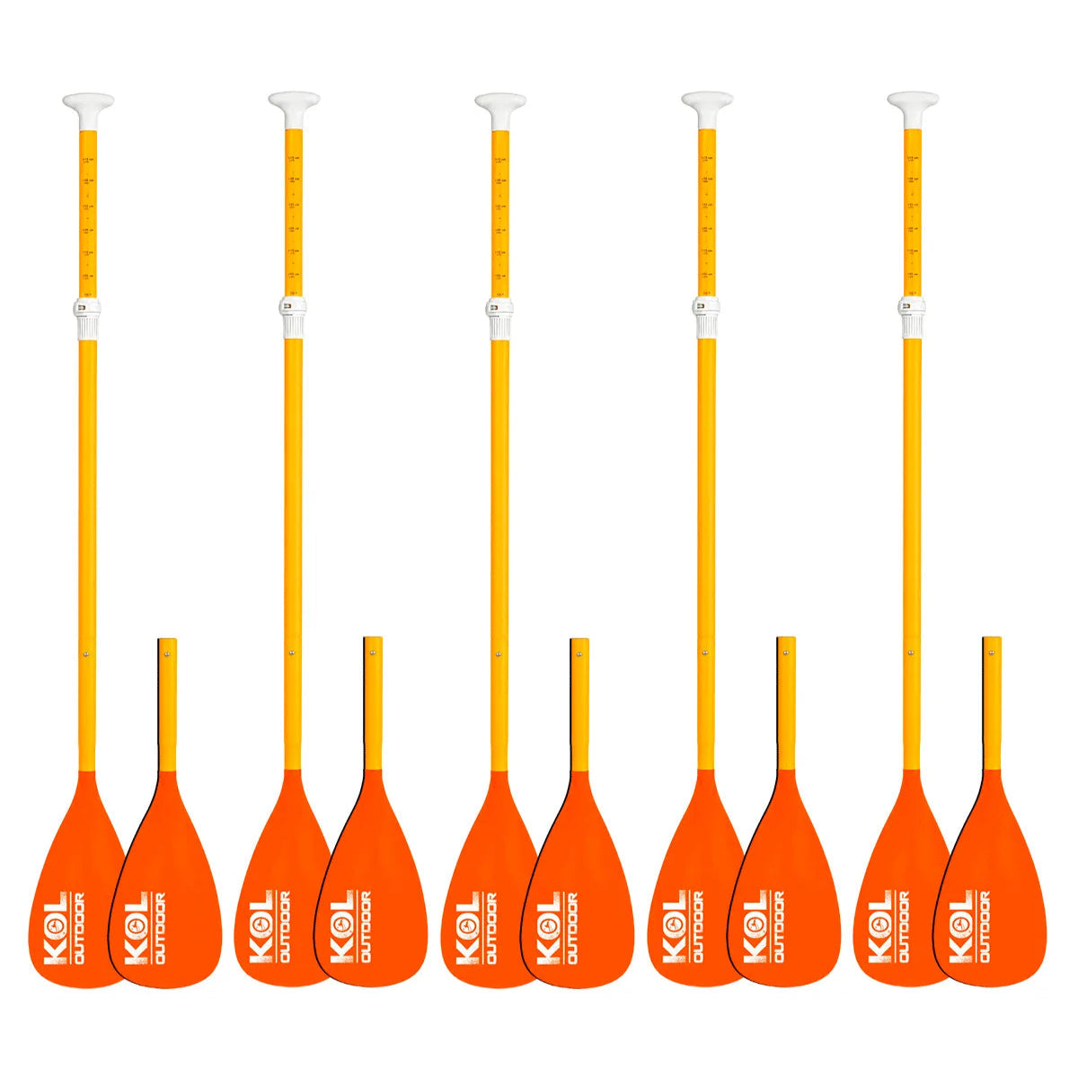 Pack 5 Palas Doble Uso Paddle Surf y Kayak