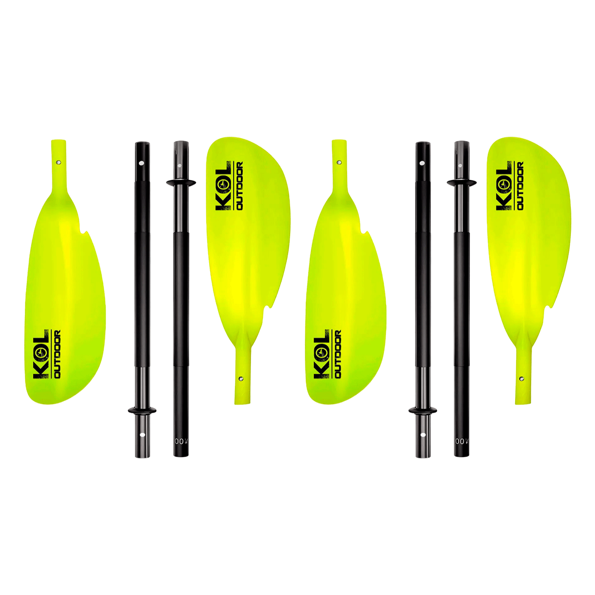 Pack 2 Palas Kayak 4 piezas Kol Outdoor