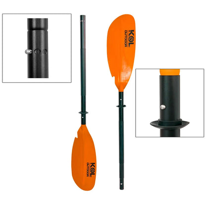 Pack 2 Palas Kayak 4 piezas Kol Outdoor