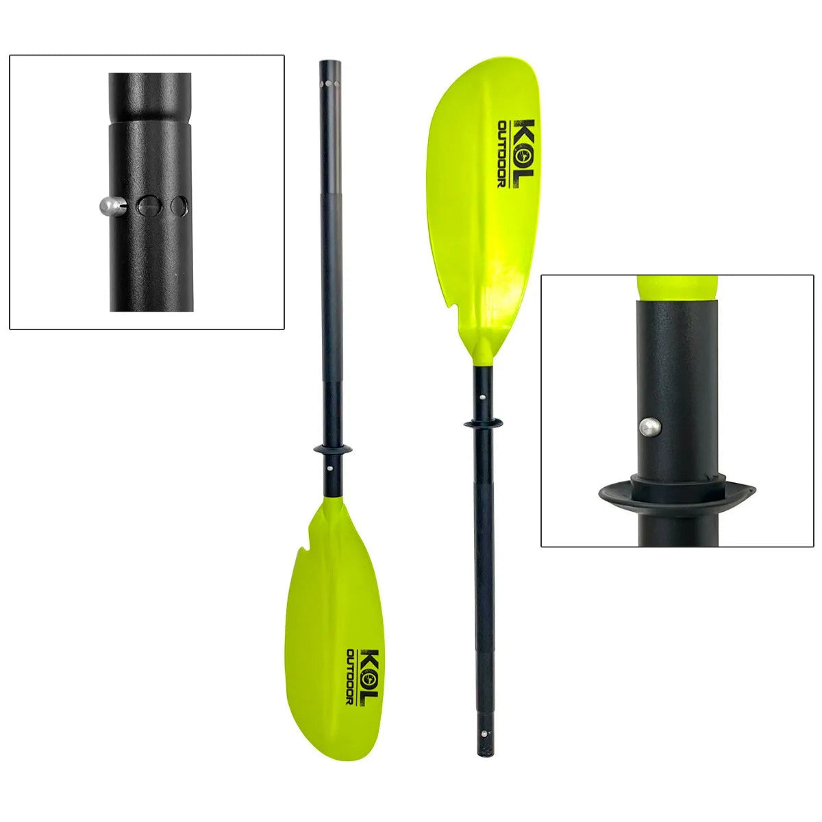 Pack 2 Palas Kayak 4 piezas Kol Outdoor