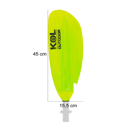 Pack 2 Remos Kayak Aluminio 2 piezas desmontable Kol Outdoor