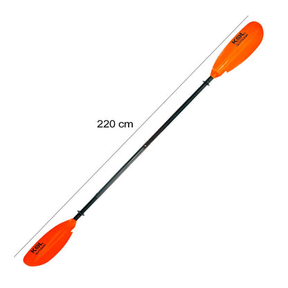 Pack 2 Remos Kayak Aluminio 2 piezas desmontable Kol Outdoor