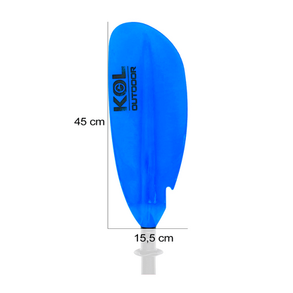 Pack 2 Remos Kayak Aluminio 2 piezas desmontable Kol Outdoor
