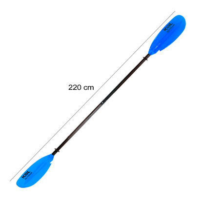 Pack 2 Remos Kayak Aluminio 2 piezas desmontable Kol Outdoor