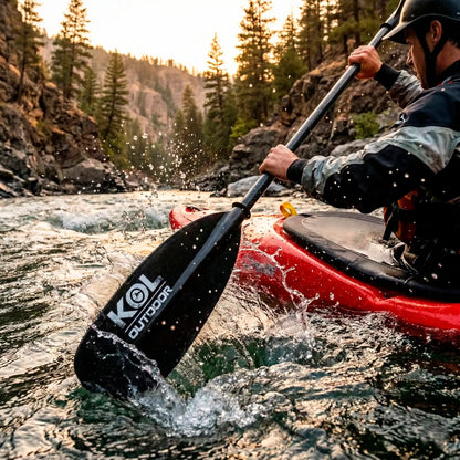Remo Kayak Fibra de Carbono Kol Outdoor Telescopico 210-220 cm