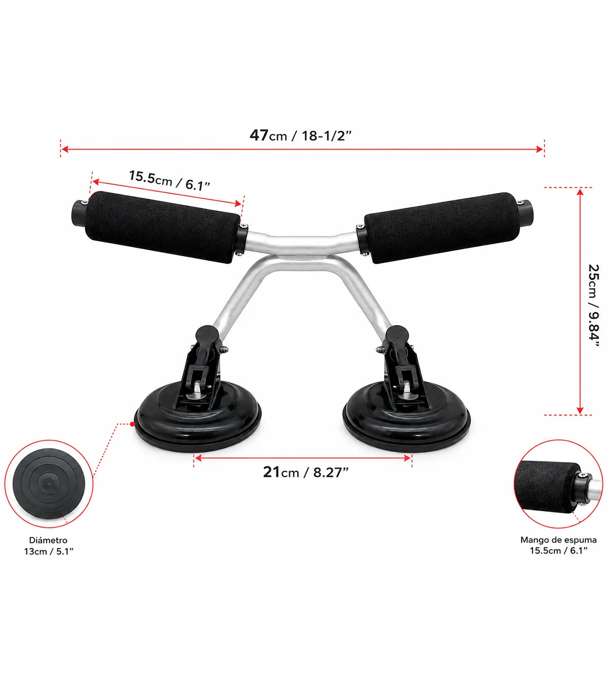 Rodillo o Asistente de carga RC02 de Kayak para coche