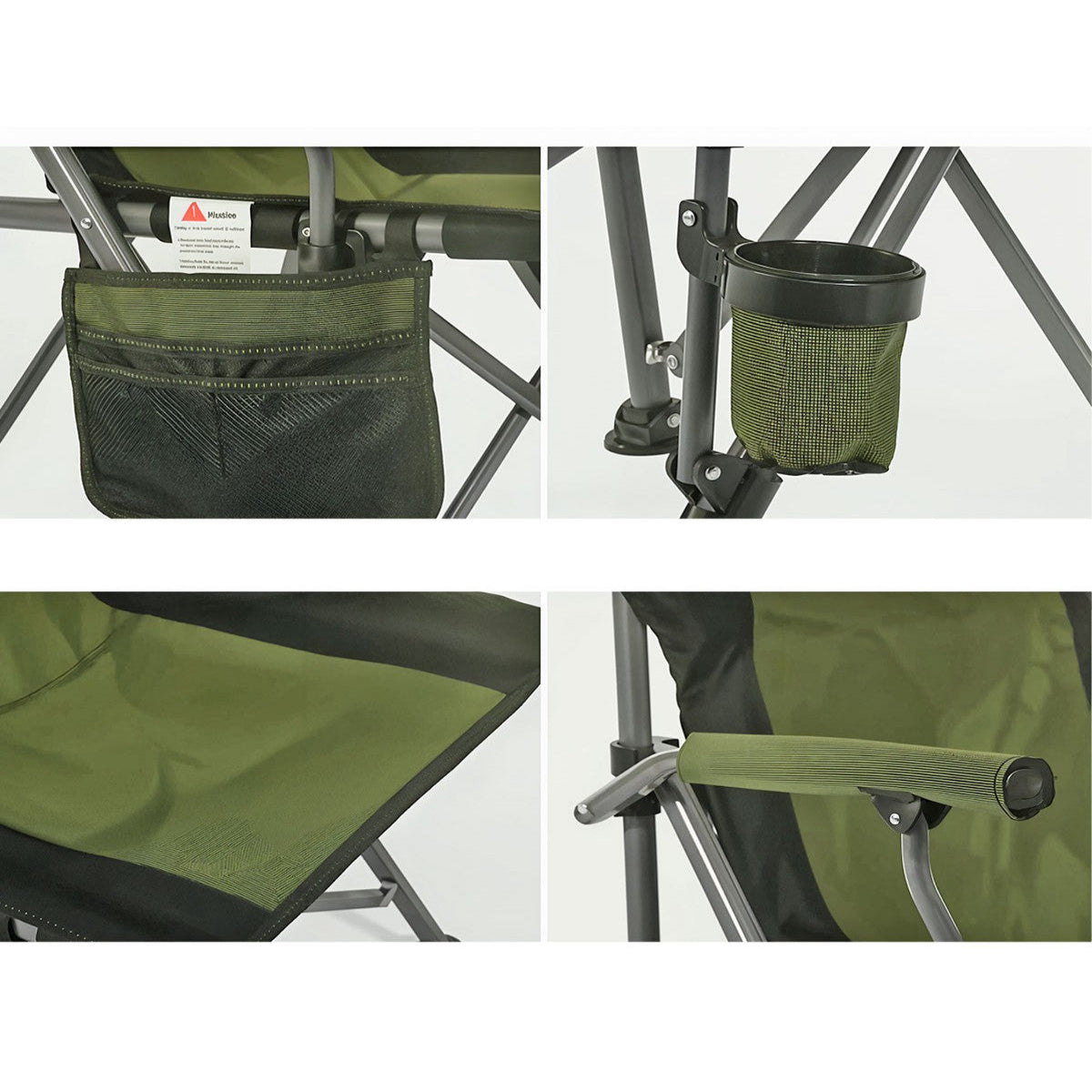 Pack 2 Sillas Plegables Camping Oxford 600D