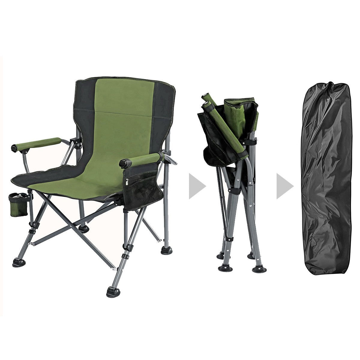 Pack 2 Sillas Plegables Camping Oxford 600D