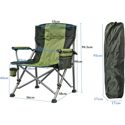 Pack 2 Sillas Plegables Camping Oxford 600D