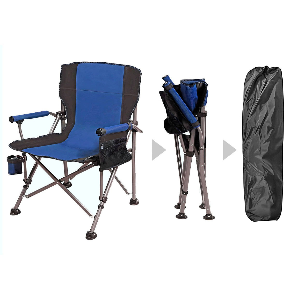 Pack 2 Sillas Plegables Camping Oxford 600D